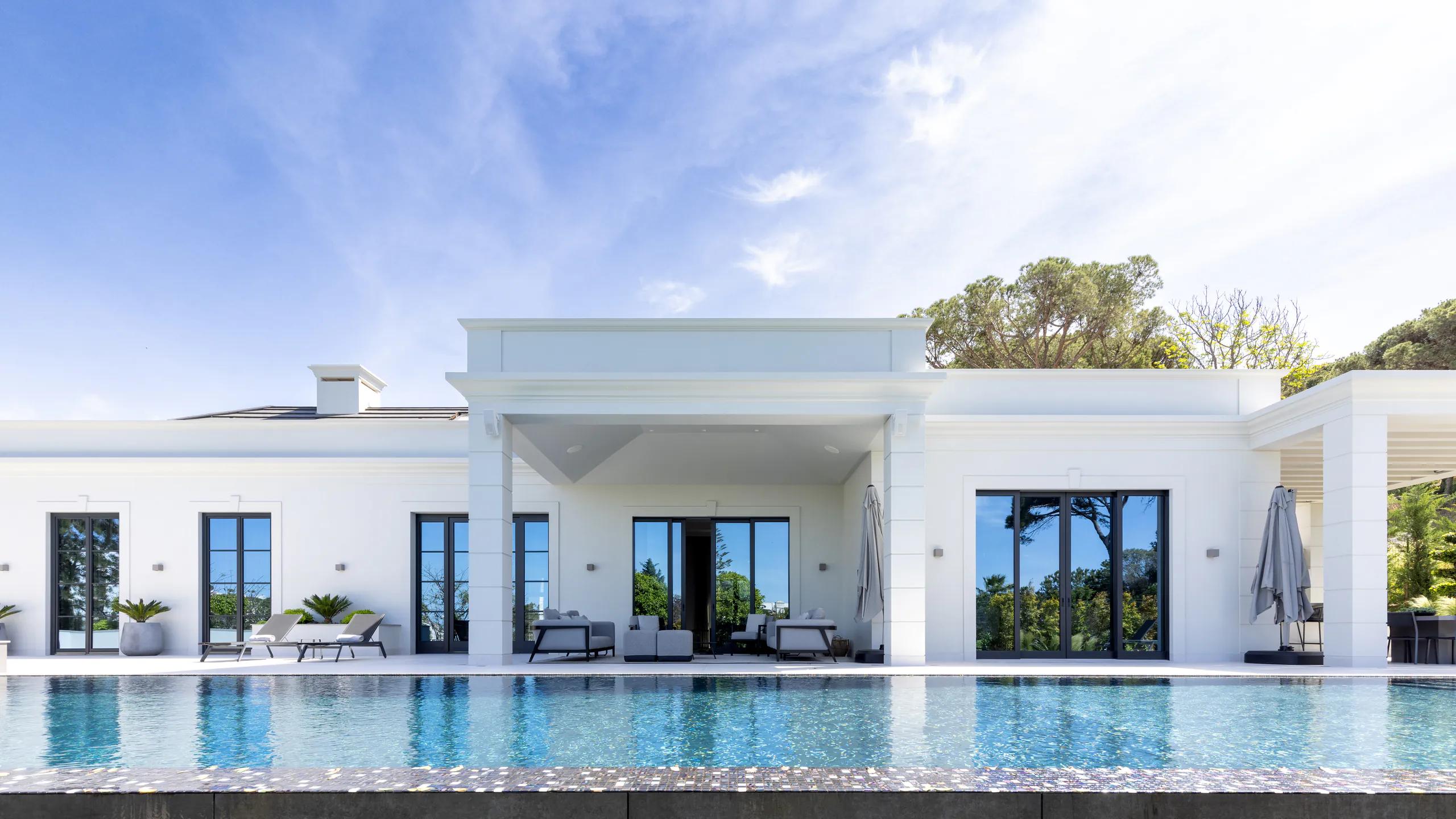 Contemporary Classic Villa exterior view