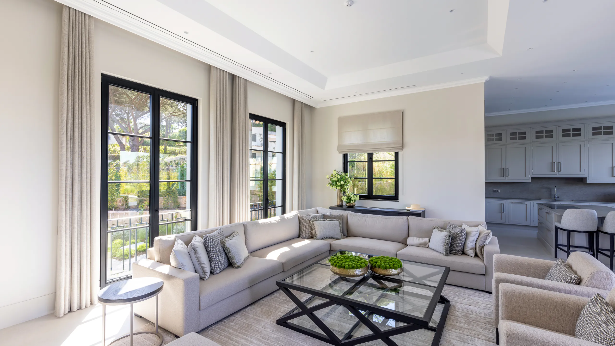 Premium timber frames bringing warmth and precision to a contemporary interior